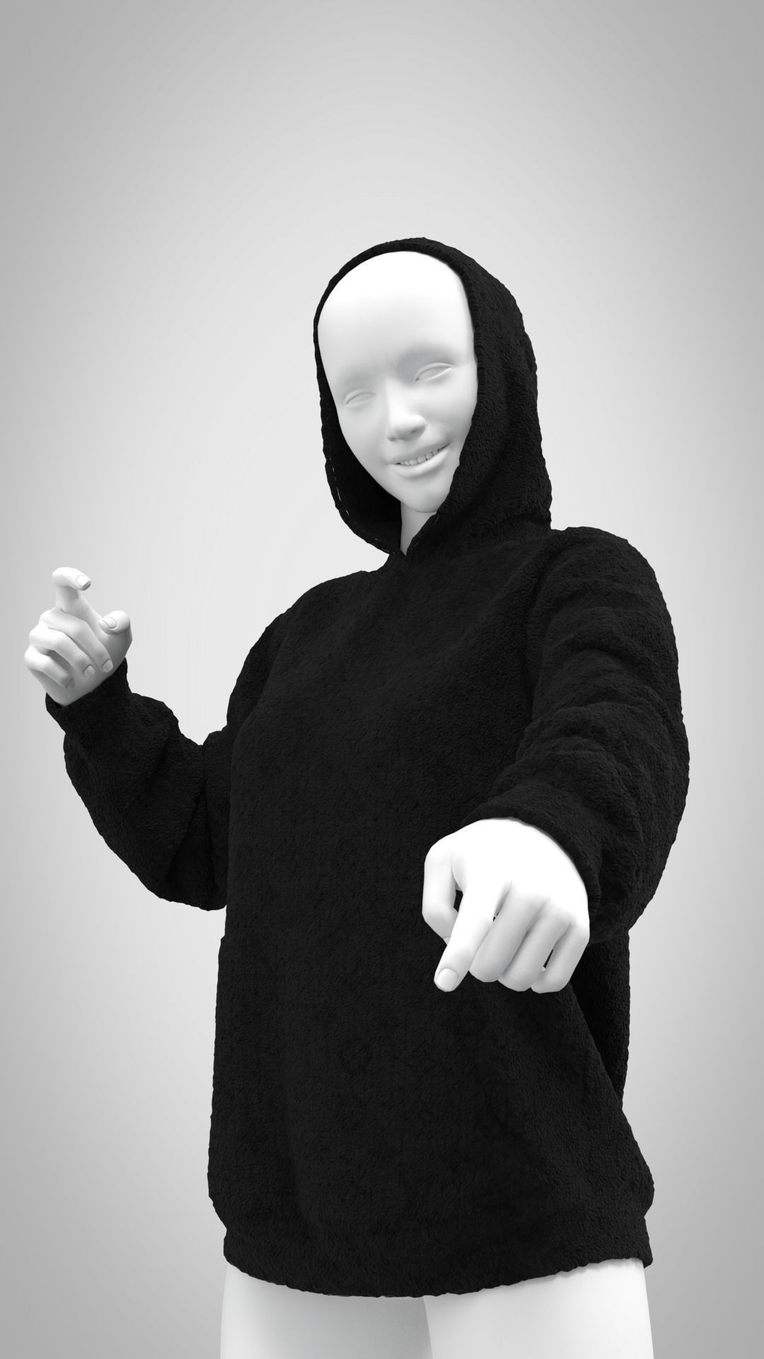 Hoodie File 3D model_1