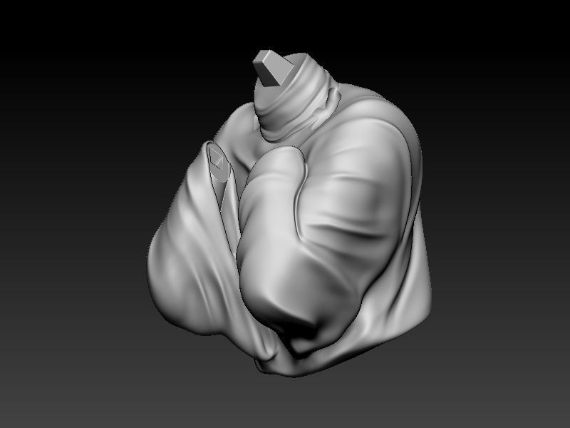 Leia Organa Bust 3D print model_3