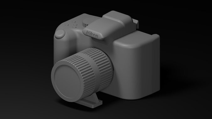 nikon camera 3D print model
