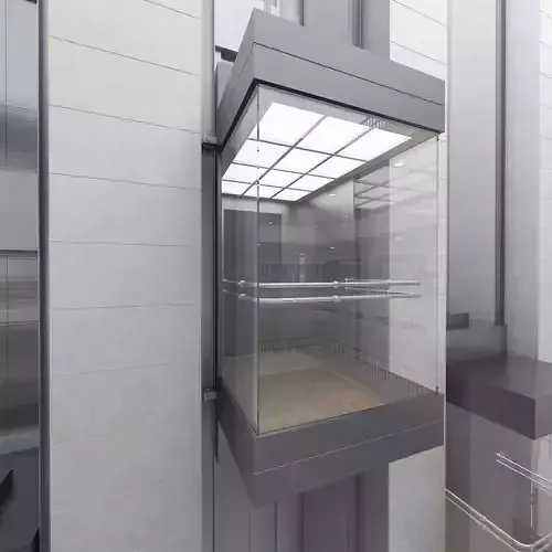 Glass Elevator 3D model