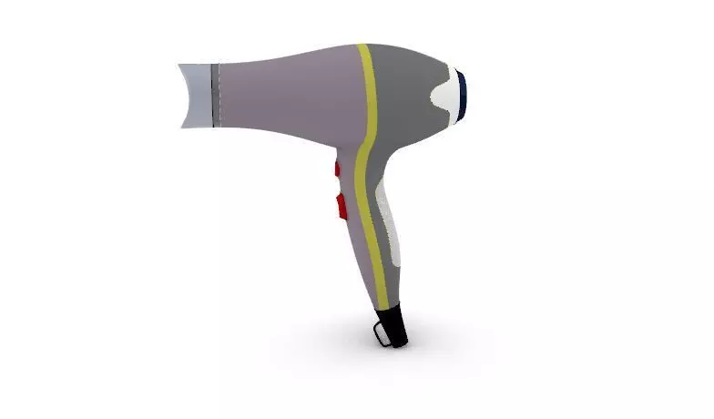 Hair Dryer Model 3D model_0