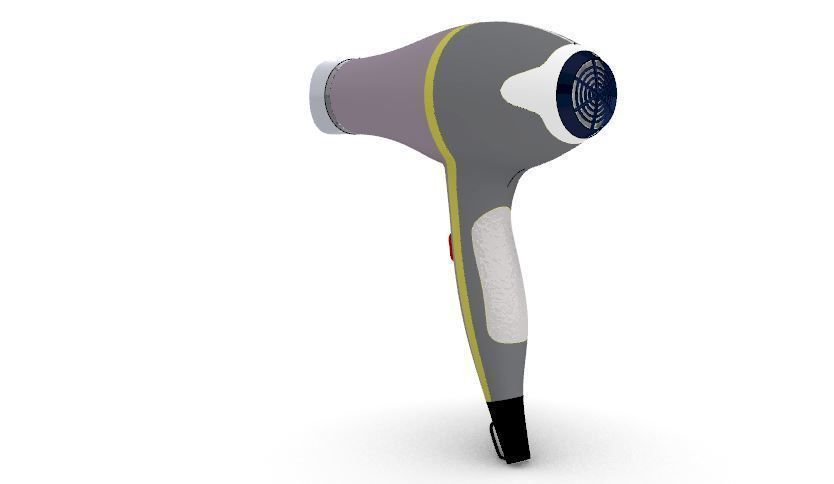 Hair Dryer Model 3D model_3