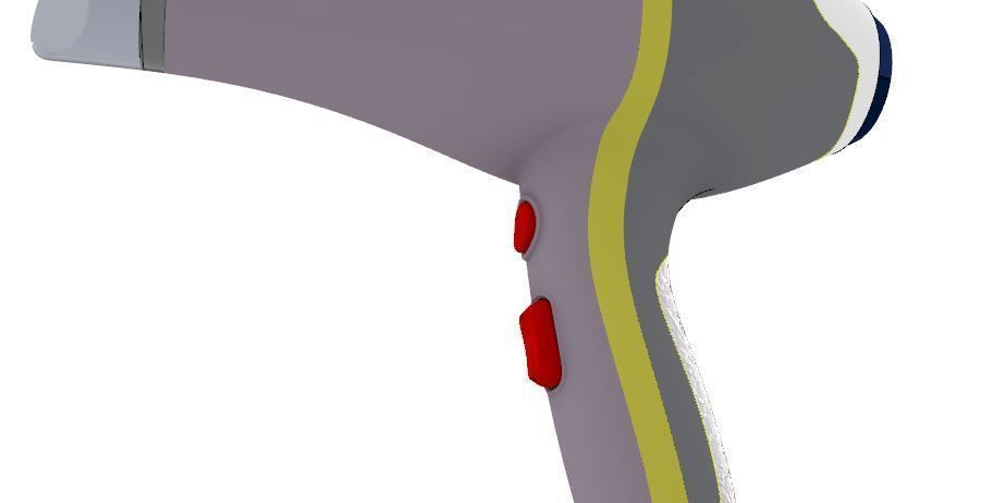 Hair Dryer Model 3D model_6