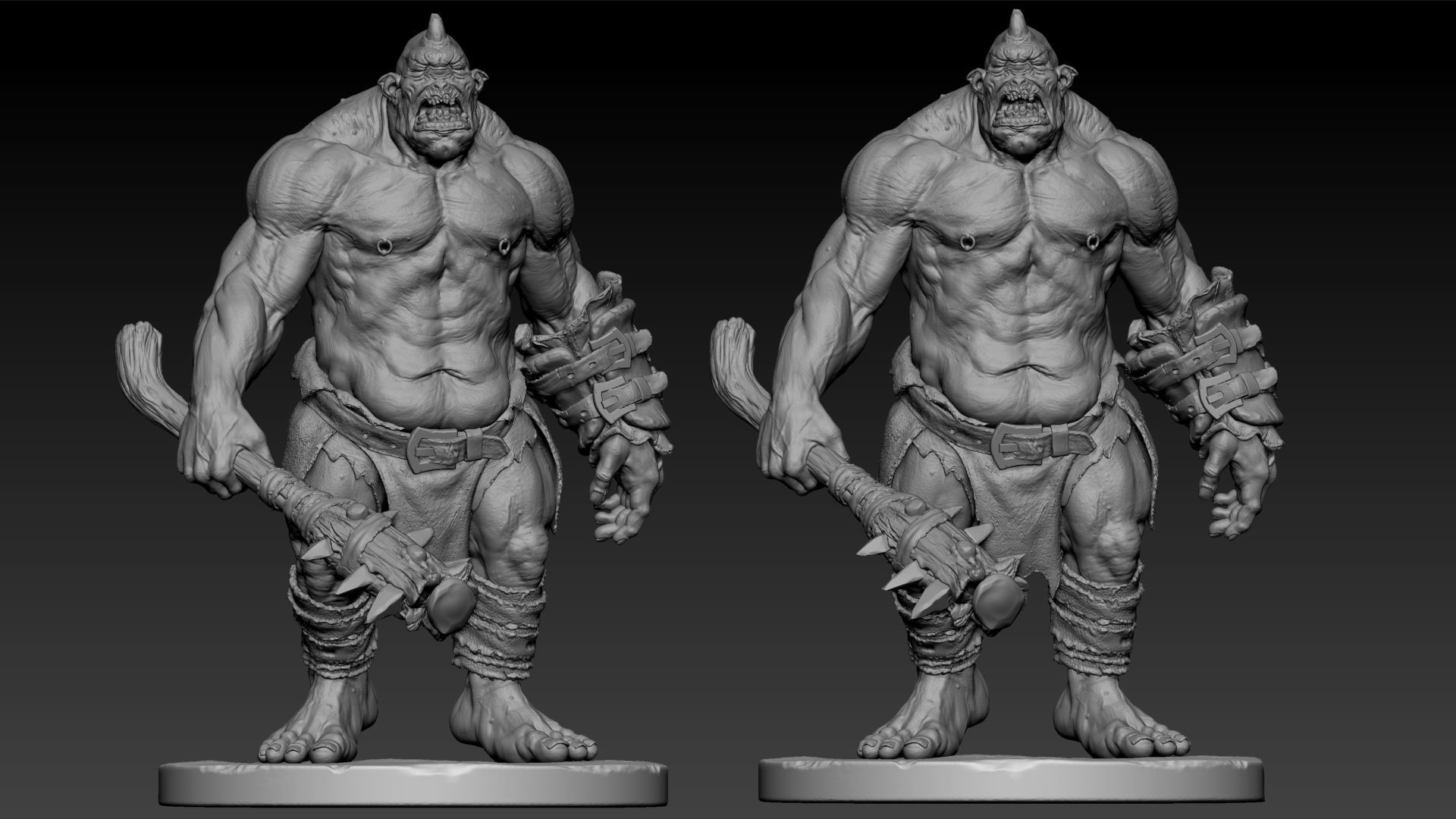 Ogre Highpoly monster 3D model_6