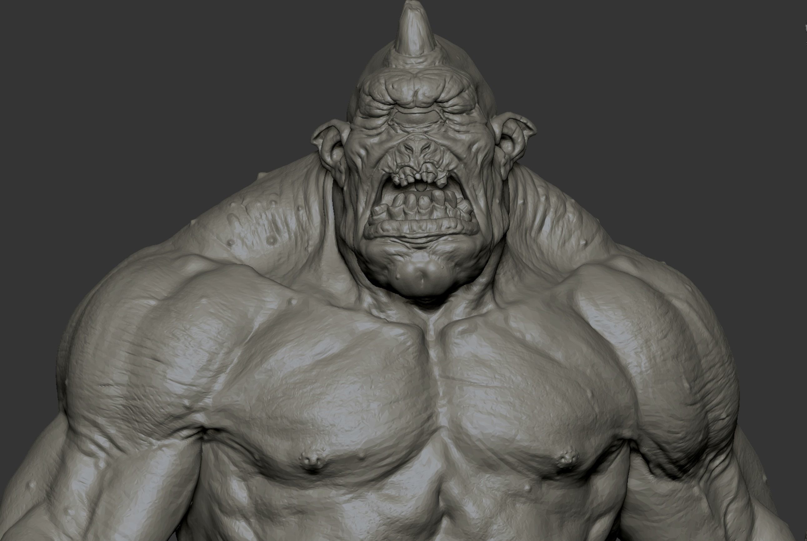 Ogre Highpoly monster 3D model_2