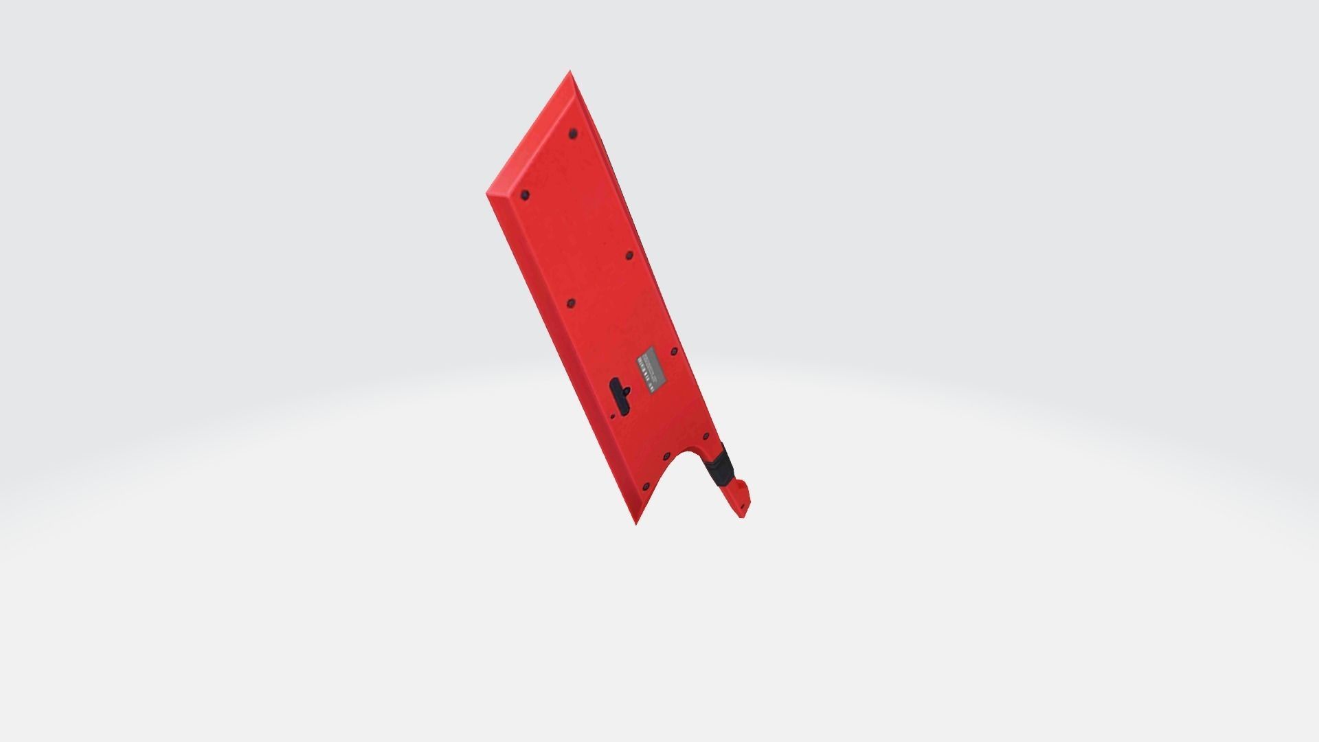 Machete Rifle Game Weapon 18x 3D model_21