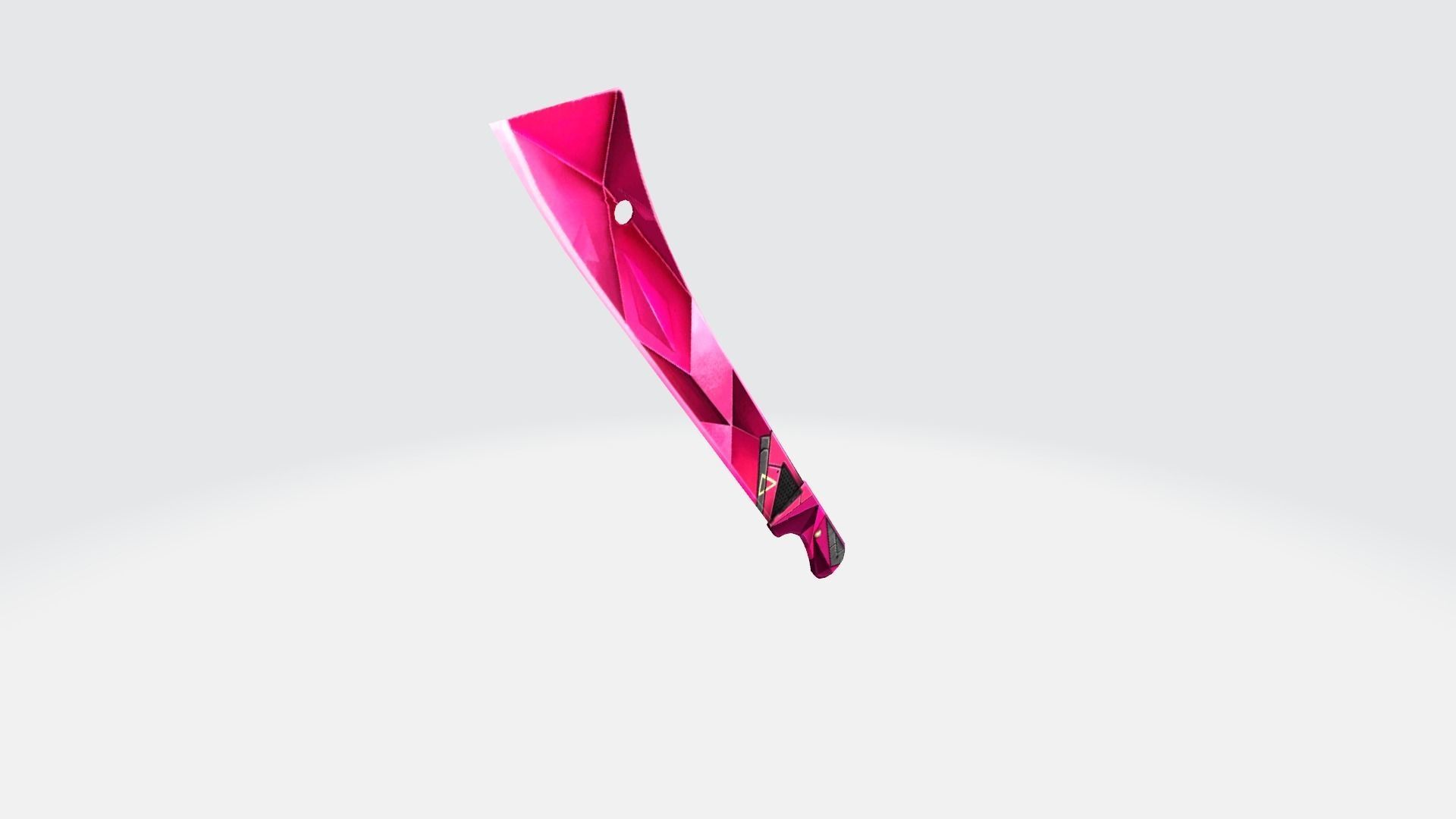 Machete Rifle Game Weapon 18x 3D model_14