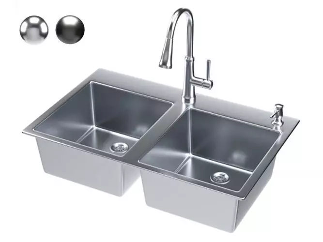 MOEN sink 01 3D model