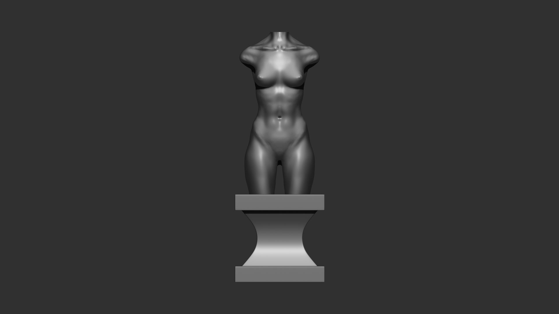 female torso 3d print  3D print model_3