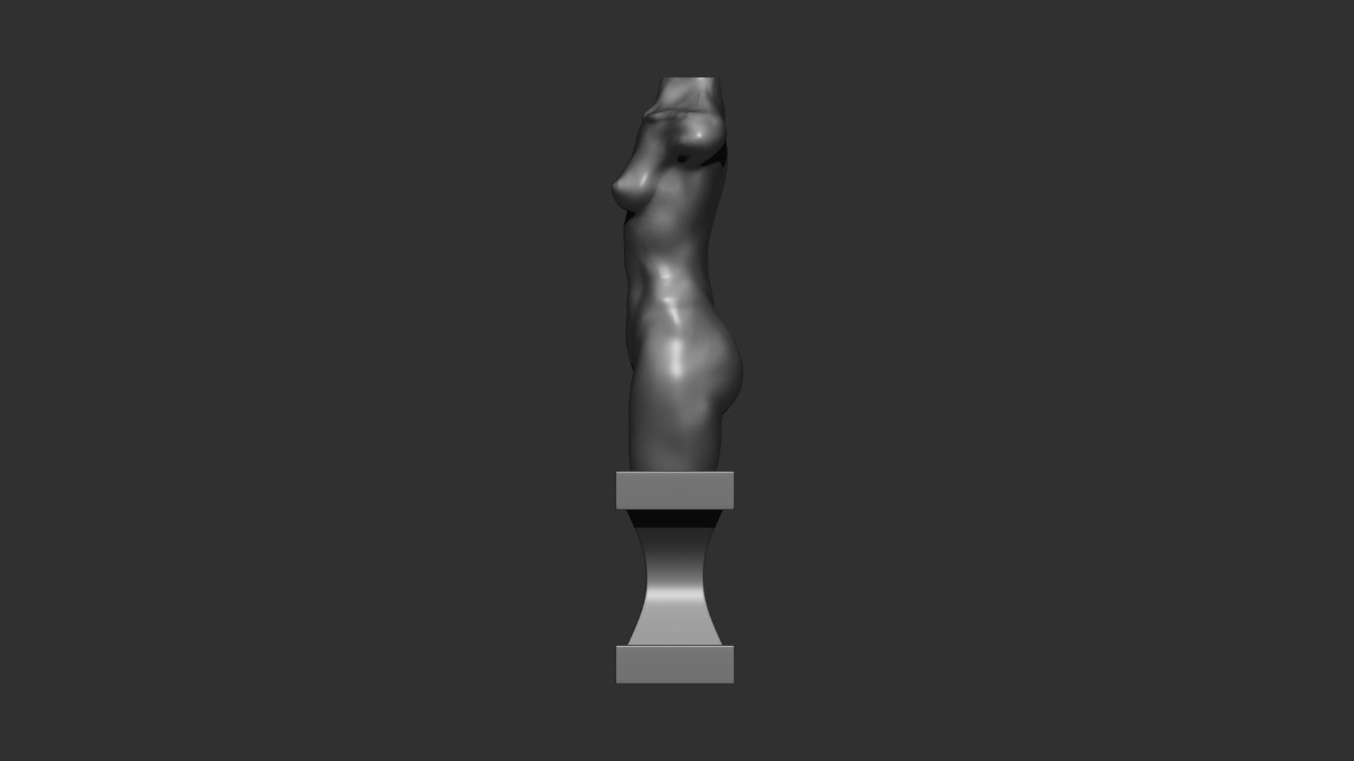 female torso 3d print  3D print model_4
