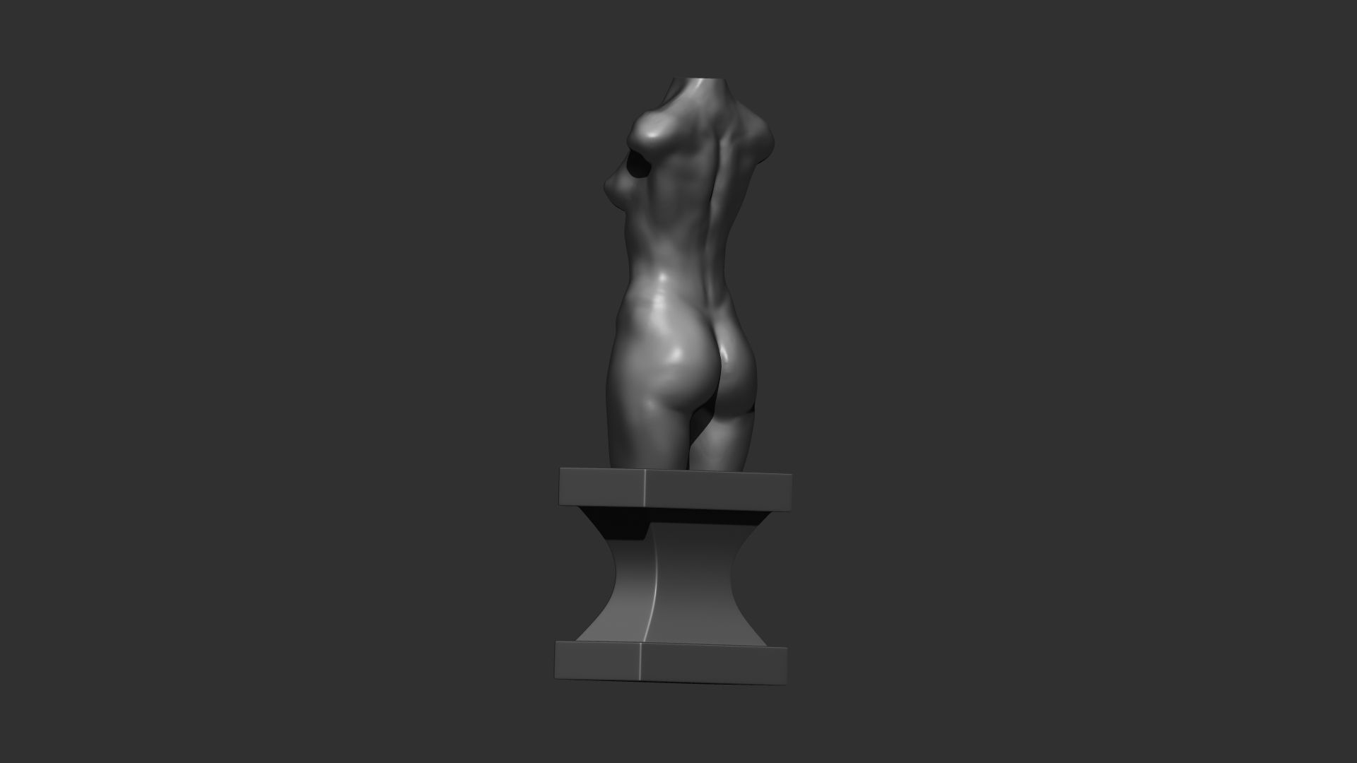 female torso 3d print  3D print model_10