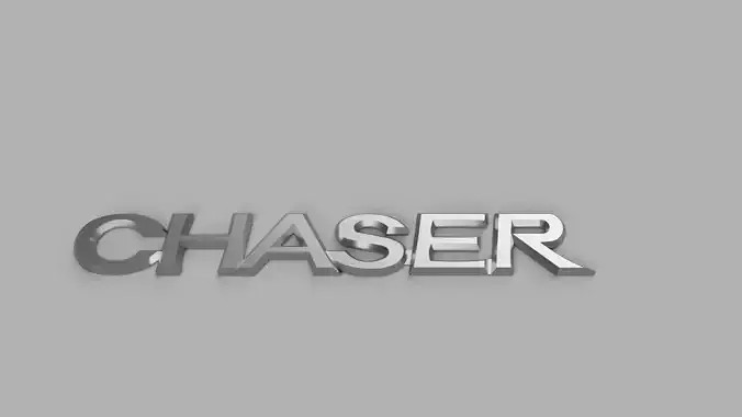 Toyota CHASER logo 3D print model