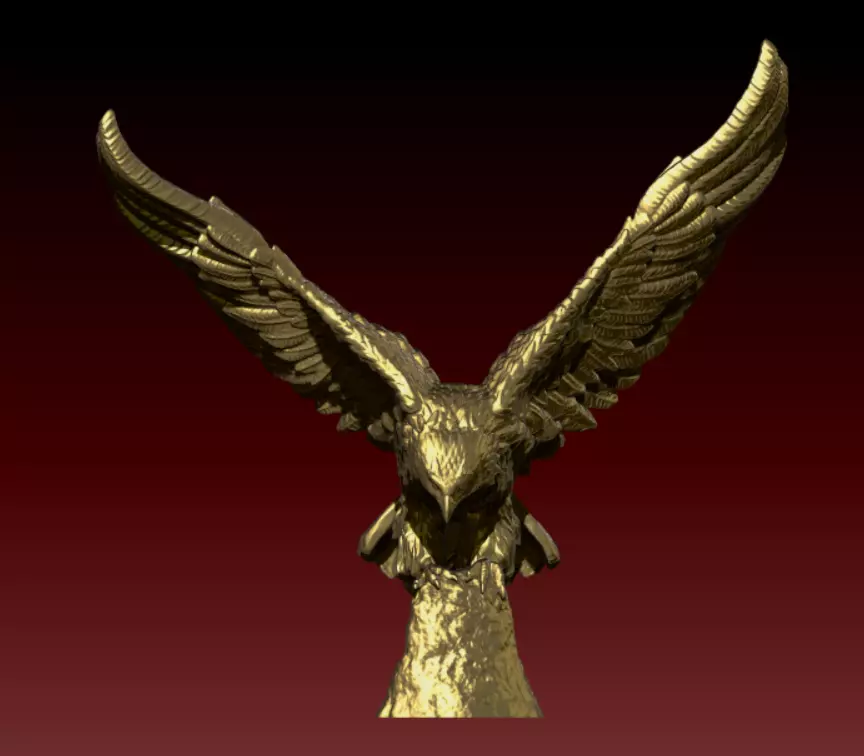 Falcon bird eagle 3D print model