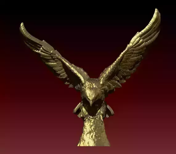 Falcon bird eagle  3D print model