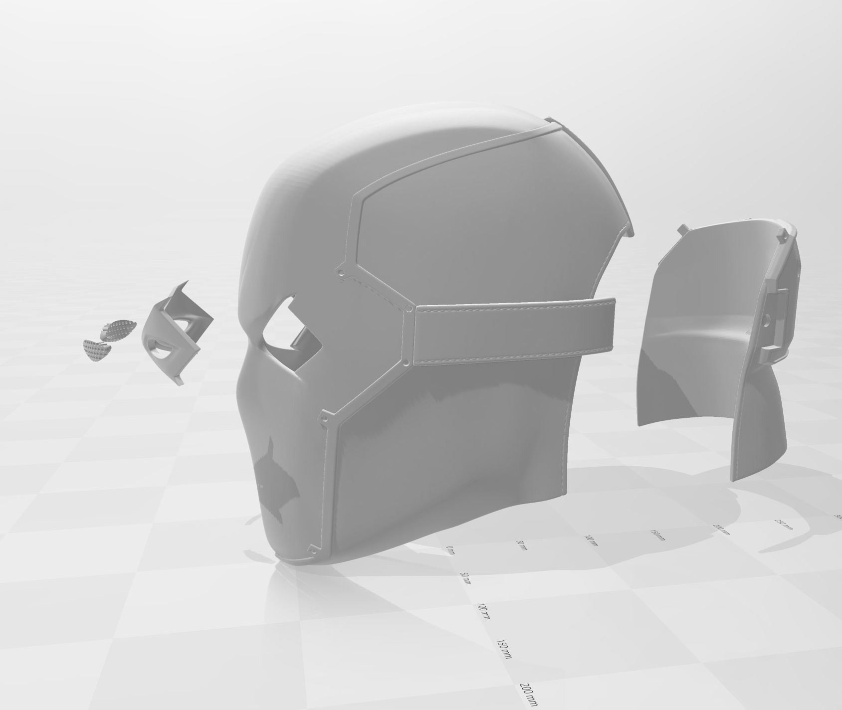 Gotham Knights Red Hood Helmet Mask DC Cosplay 3D print model_2