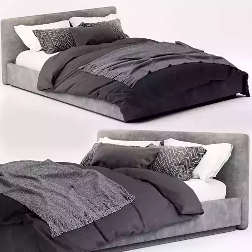 Grey bed