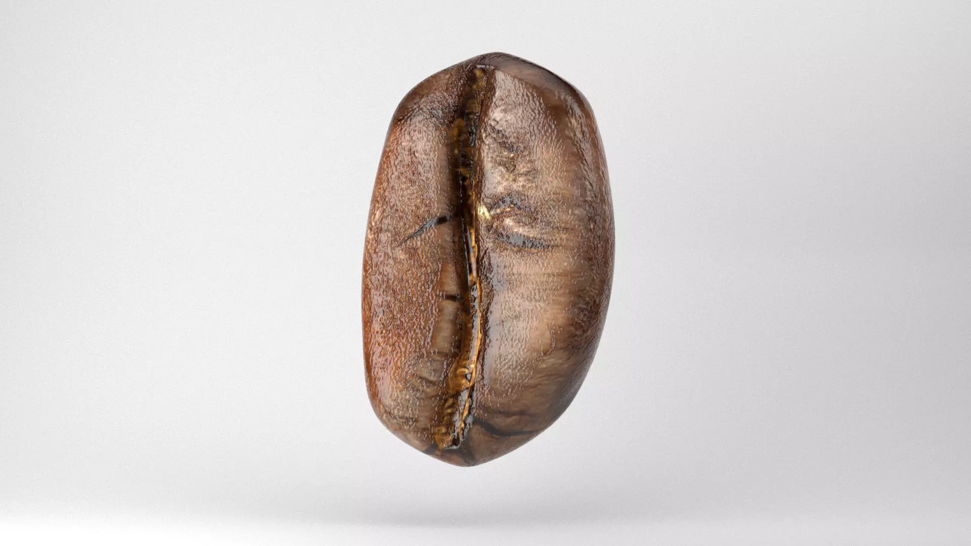 Realistic Coffee Bean 3D model_0