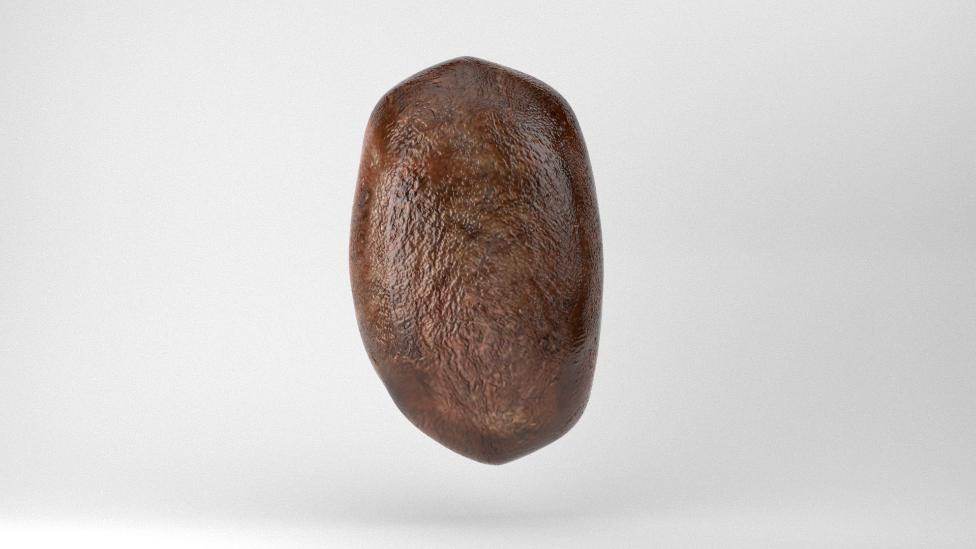 Realistic Coffee Bean 3D model_4