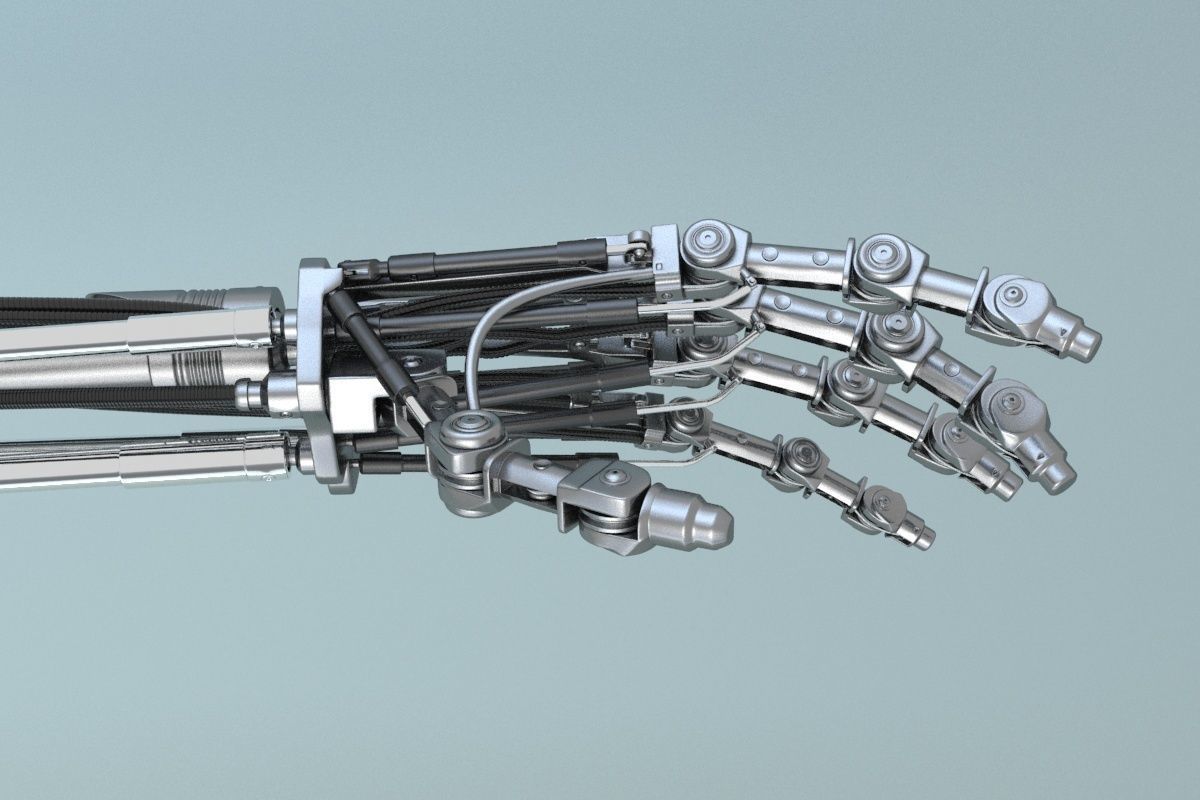terminator t-800 Arm 3D model_32