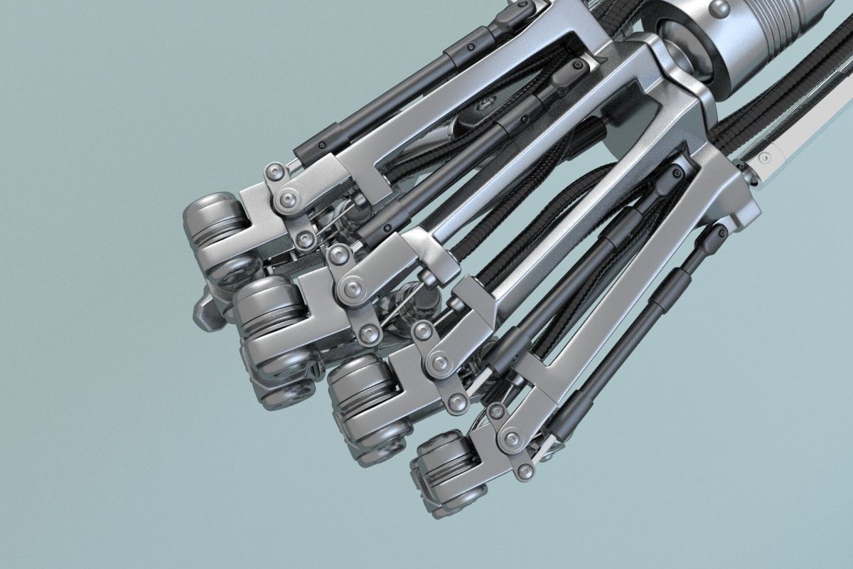 terminator t-800 Arm 3D model_33