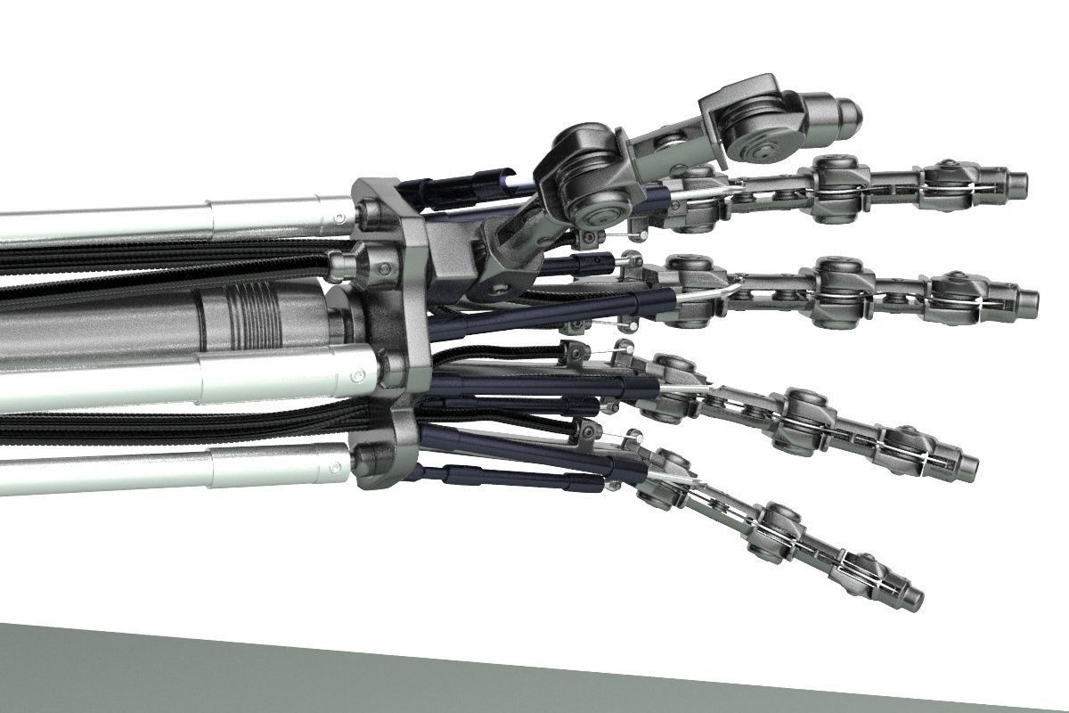 terminator t-800 Arm 3D model_8