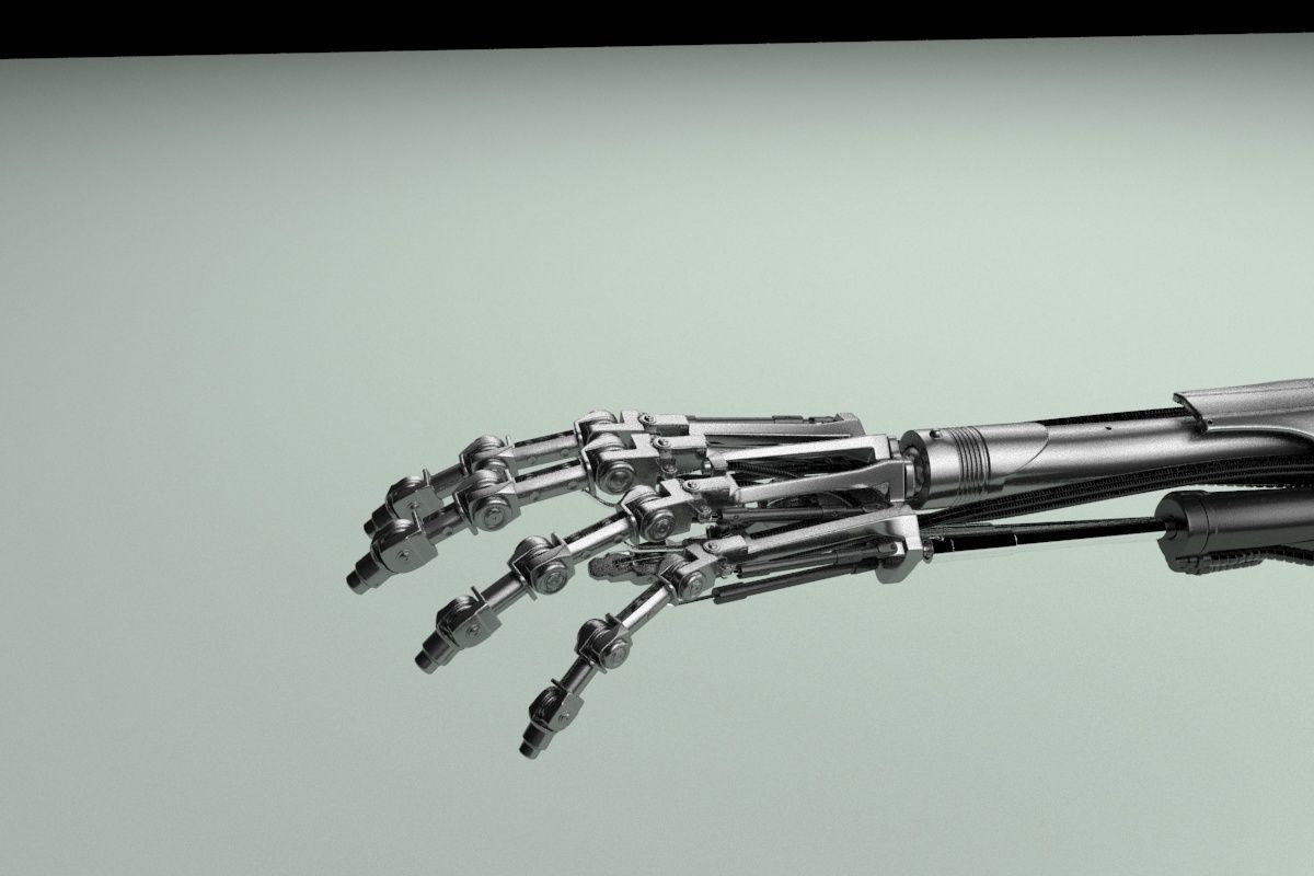 terminator t-800 Arm 3D model_12
