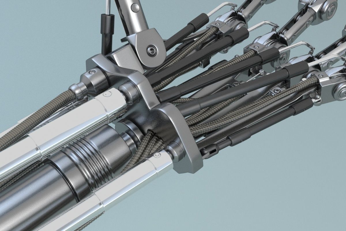 terminator t-800 Arm 3D model_48