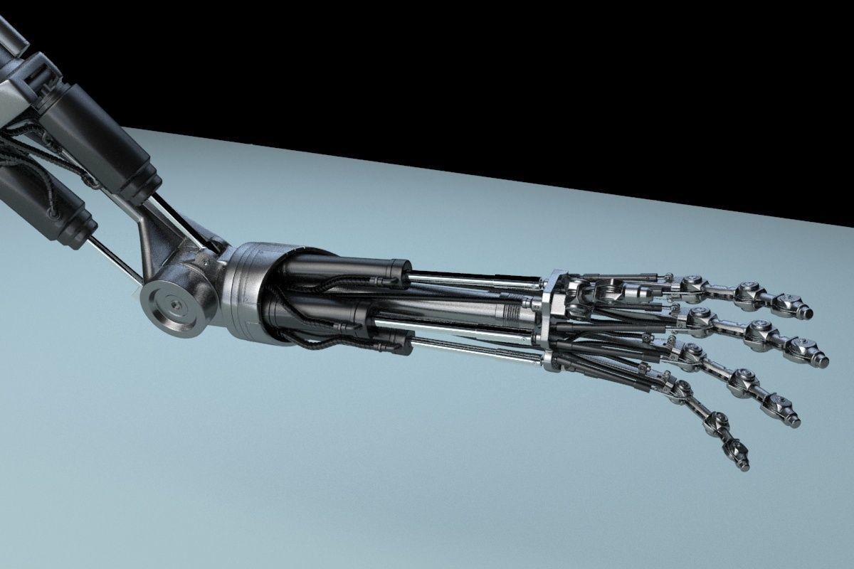 terminator t-800 Arm 3D model_6