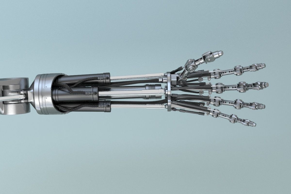 terminator t-800 Arm 3D model_43
