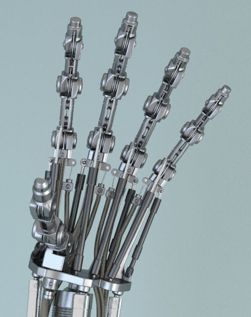 terminator t-800 Arm 3D model_59