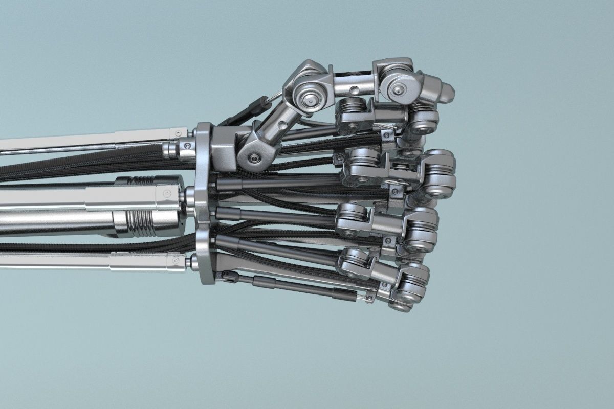 terminator t-800 Arm 3D model_35