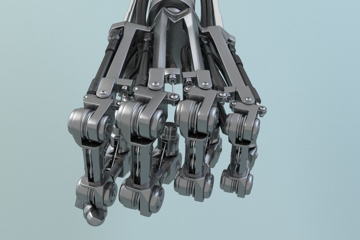 terminator t-800 Arm 3D model_18