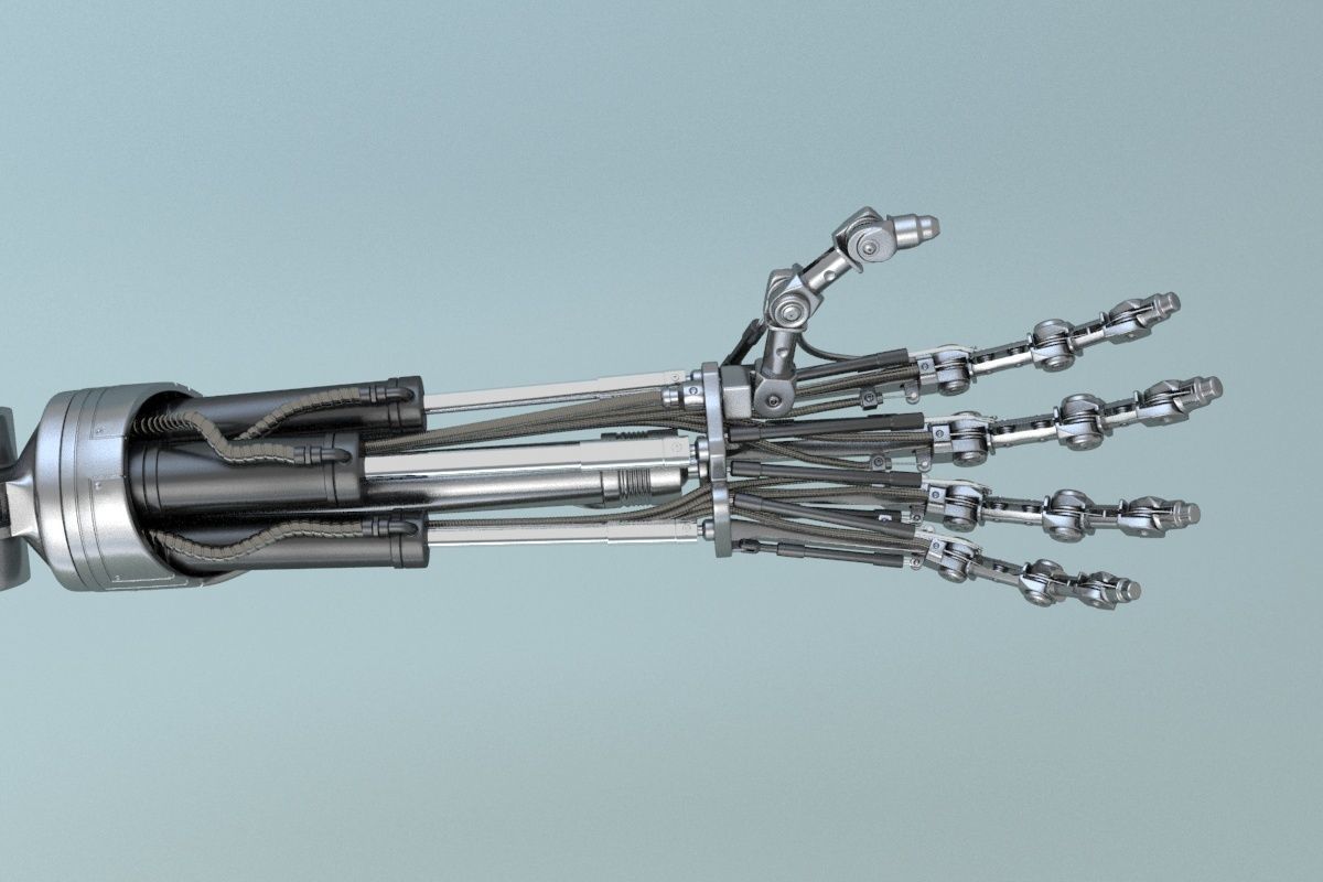 terminator t-800 Arm 3D model_47