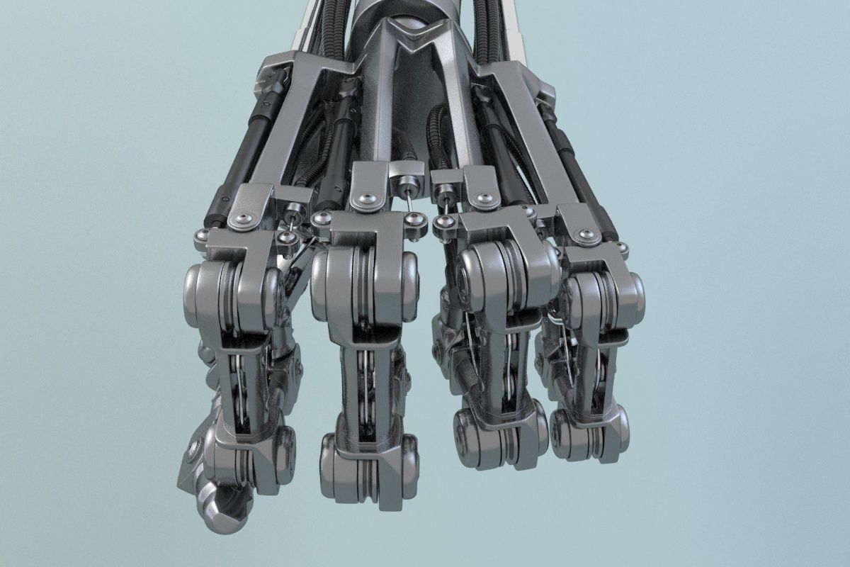 terminator t-800 Arm 3D model_17