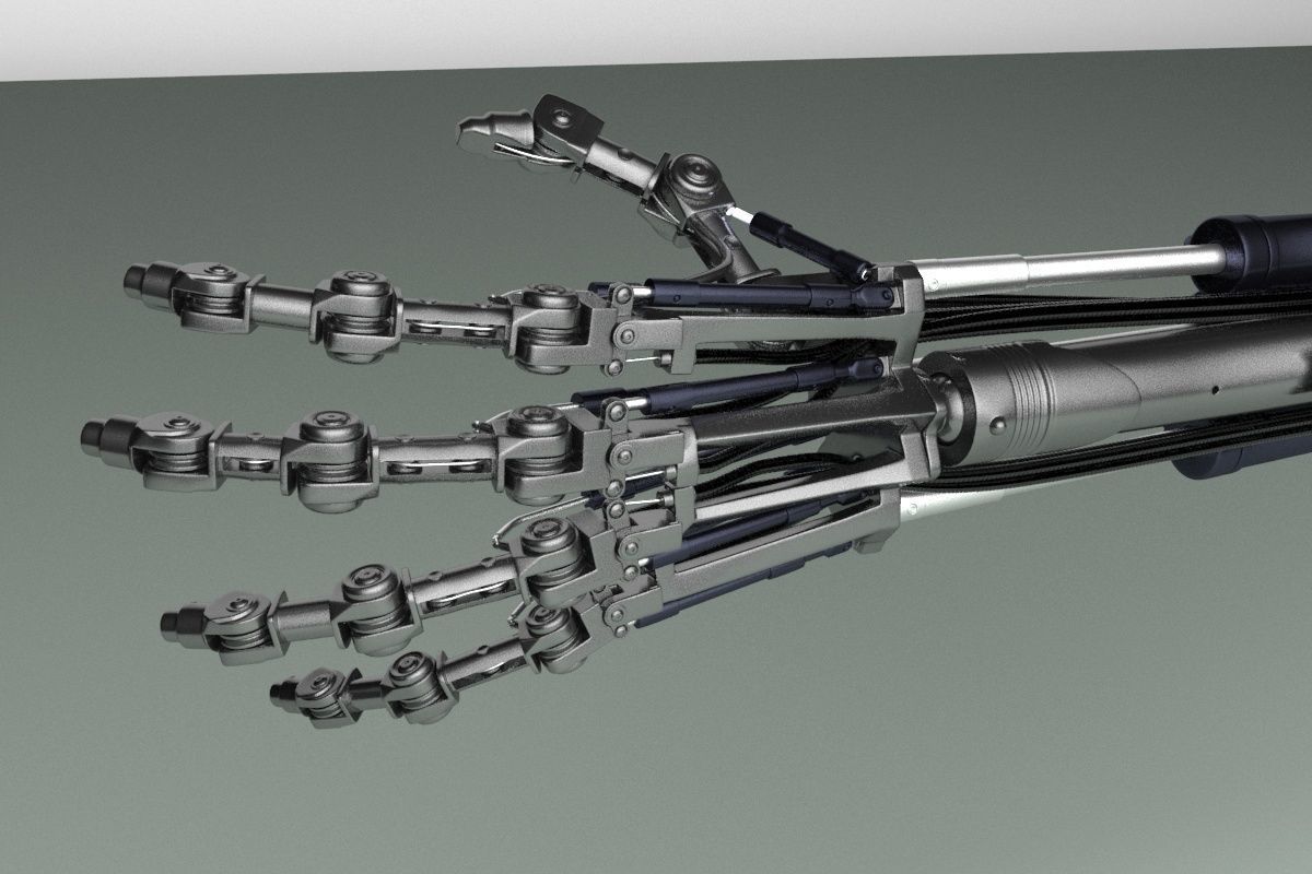 terminator t-800 Arm 3D model_9