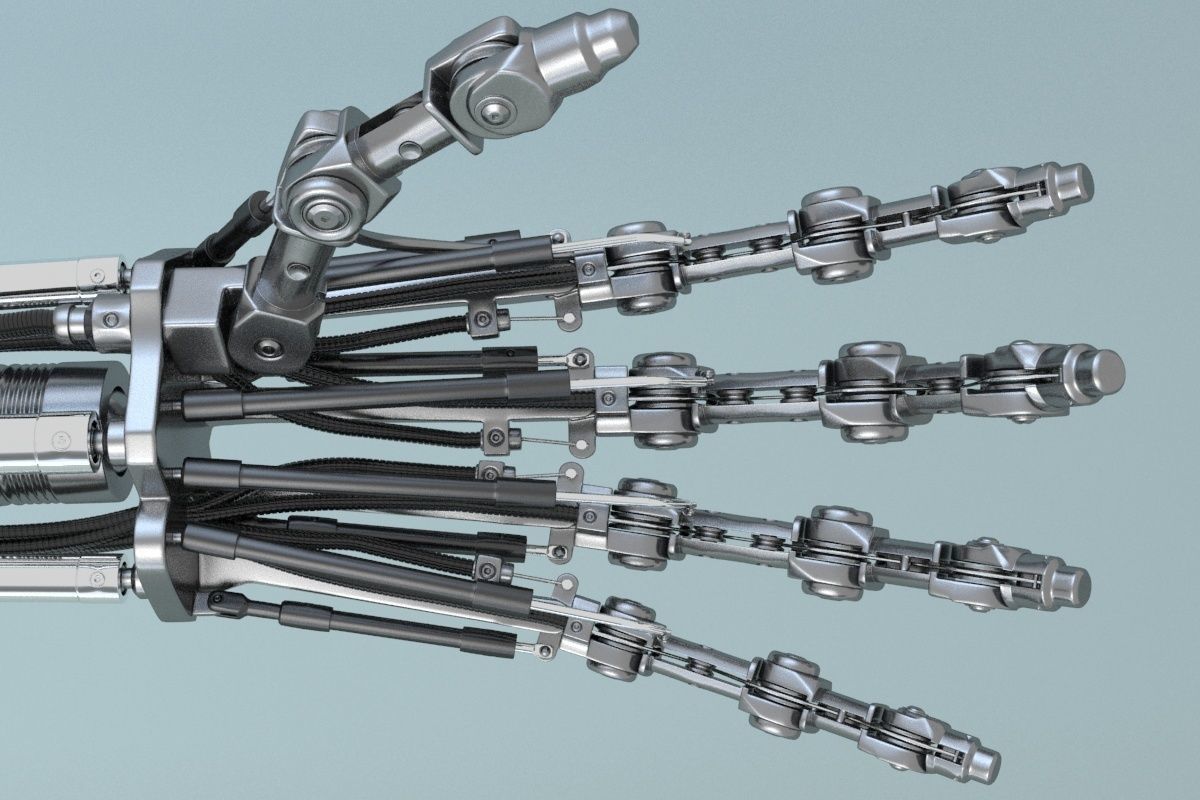 terminator t-800 Arm 3D model_39