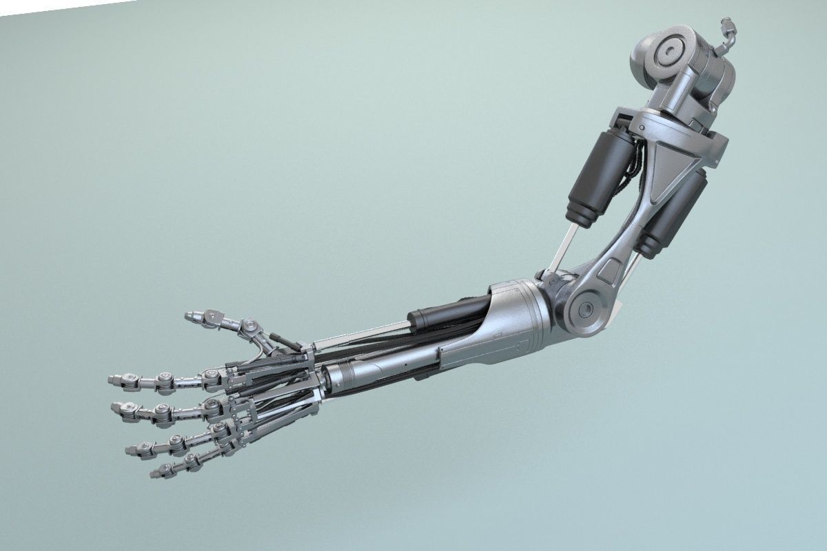 terminator t-800 Arm 3D model_38