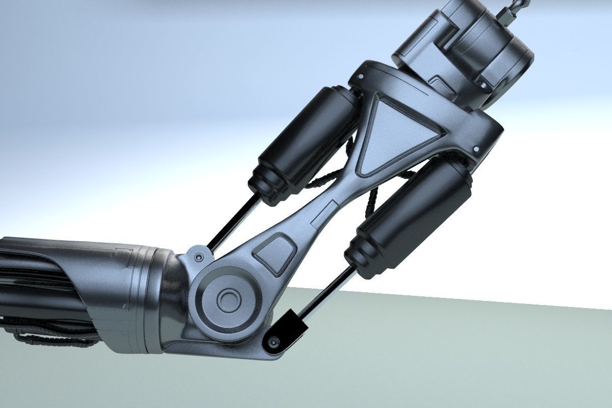 terminator t-800 Arm 3D model_15