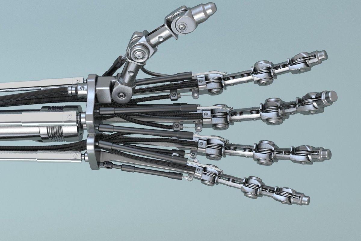 terminator t-800 Arm 3D model_36