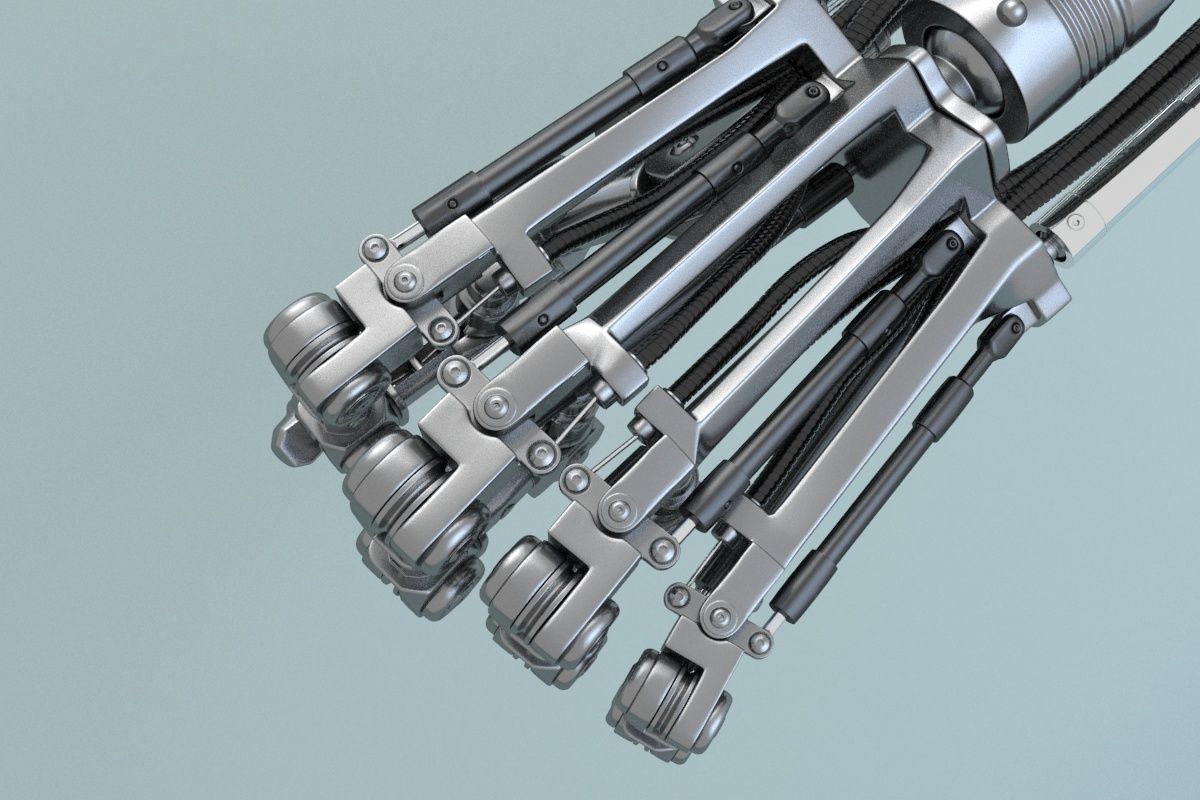 terminator t-800 Arm 3D model_20