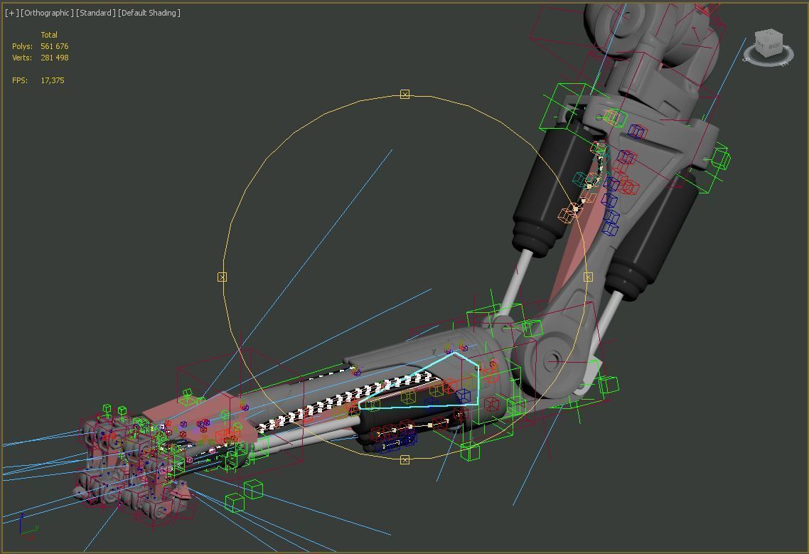 terminator t-800 Arm 3D model_14