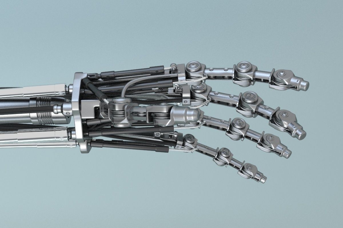 terminator t-800 Arm 3D model_28