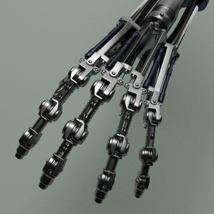 terminator t-800 Arm 3D model_2