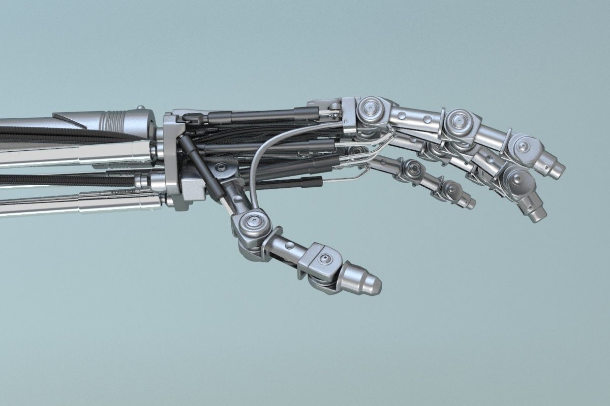 terminator t-800 Arm 3D model_27
