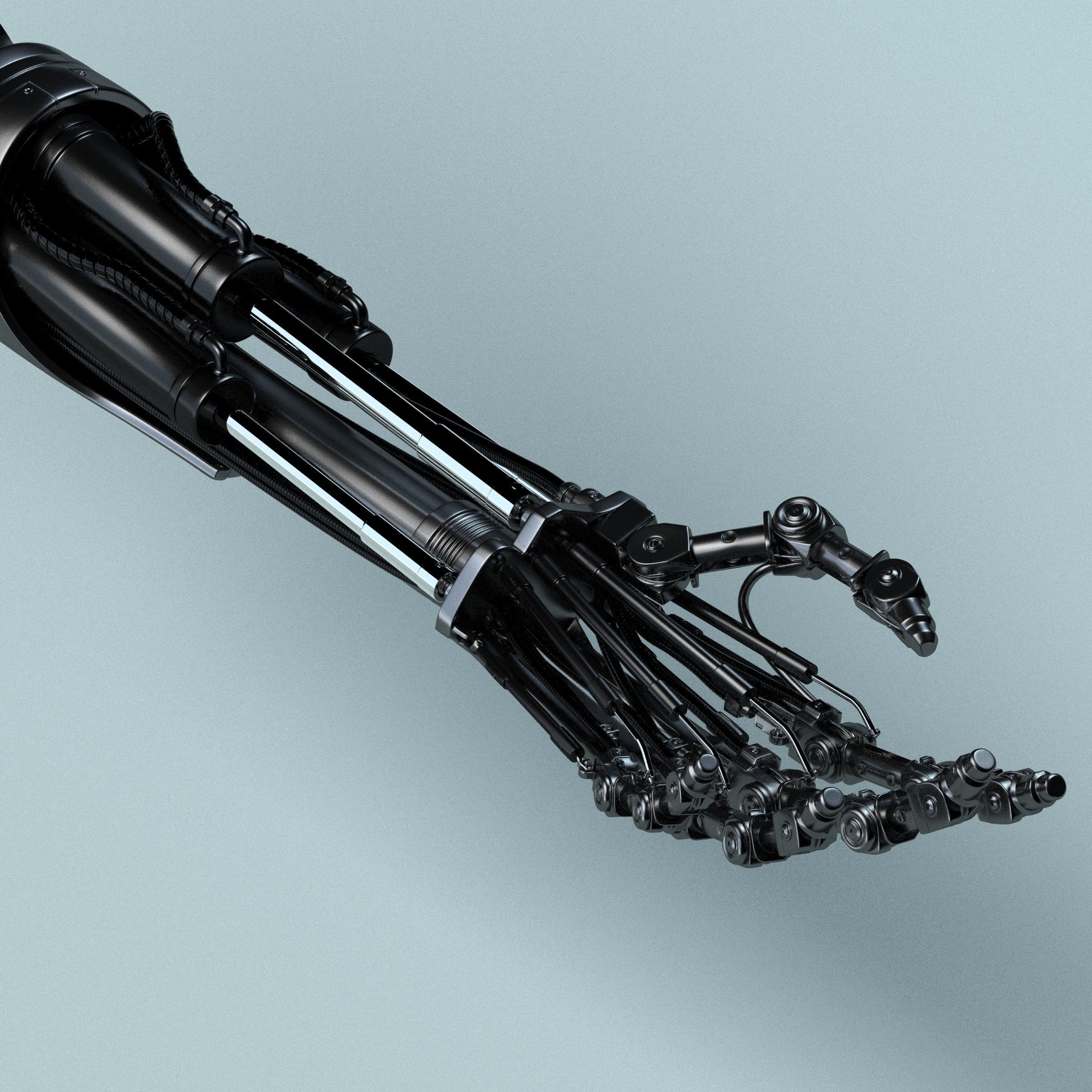 terminator t-800 Arm 3D model_4
