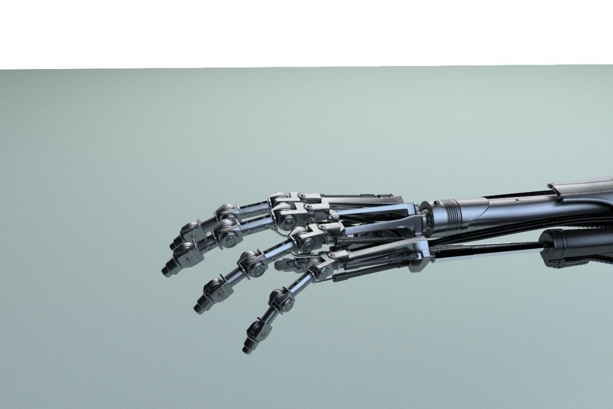 terminator t-800 Arm 3D model_13