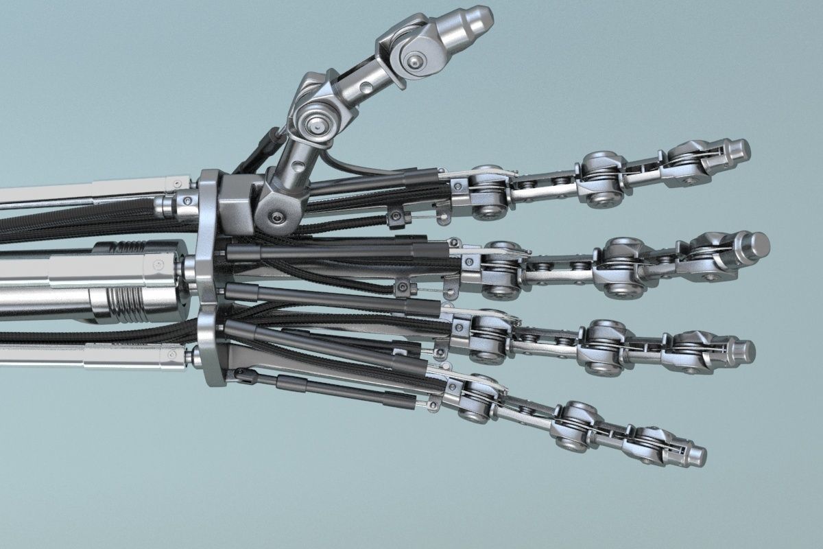 terminator t-800 Arm 3D model_29