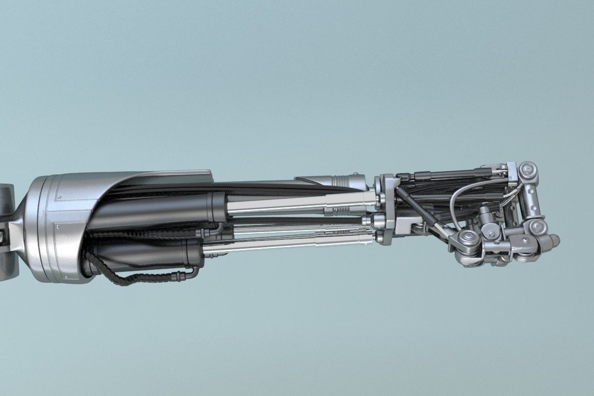 terminator t-800 Arm 3D model_30