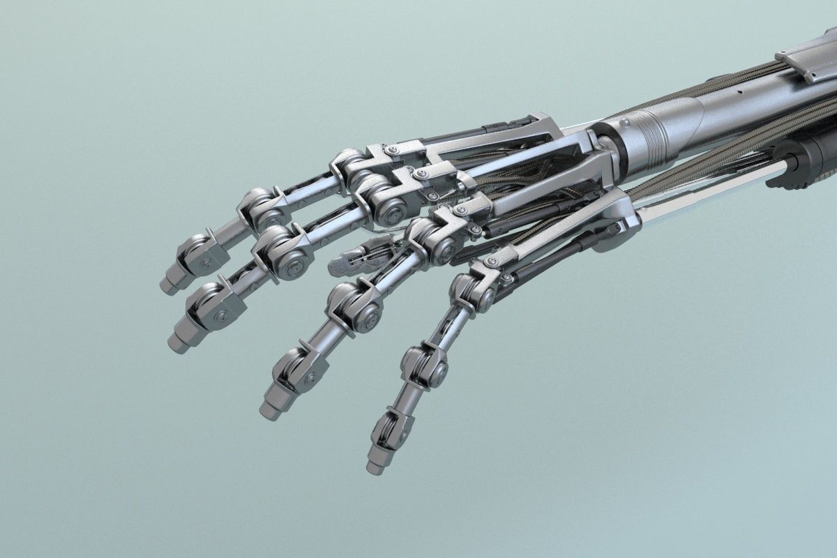 terminator t-800 Arm 3D model_51