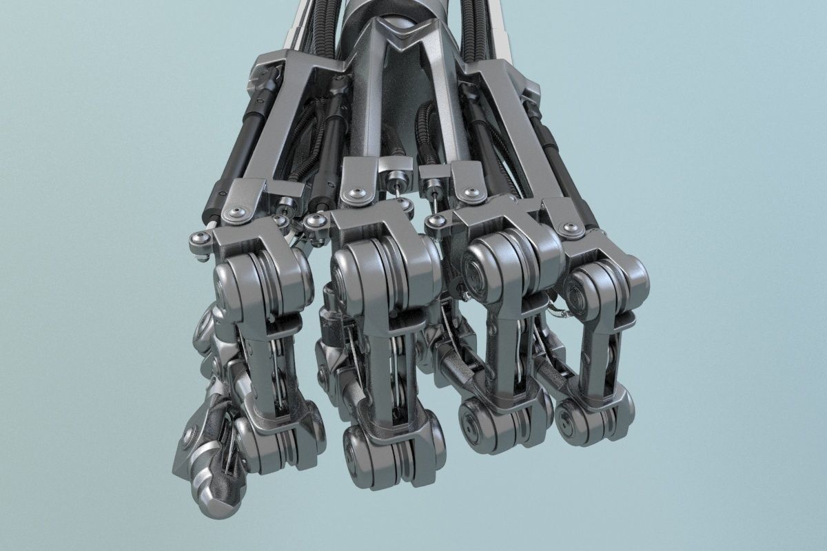 terminator t-800 Arm 3D model_34